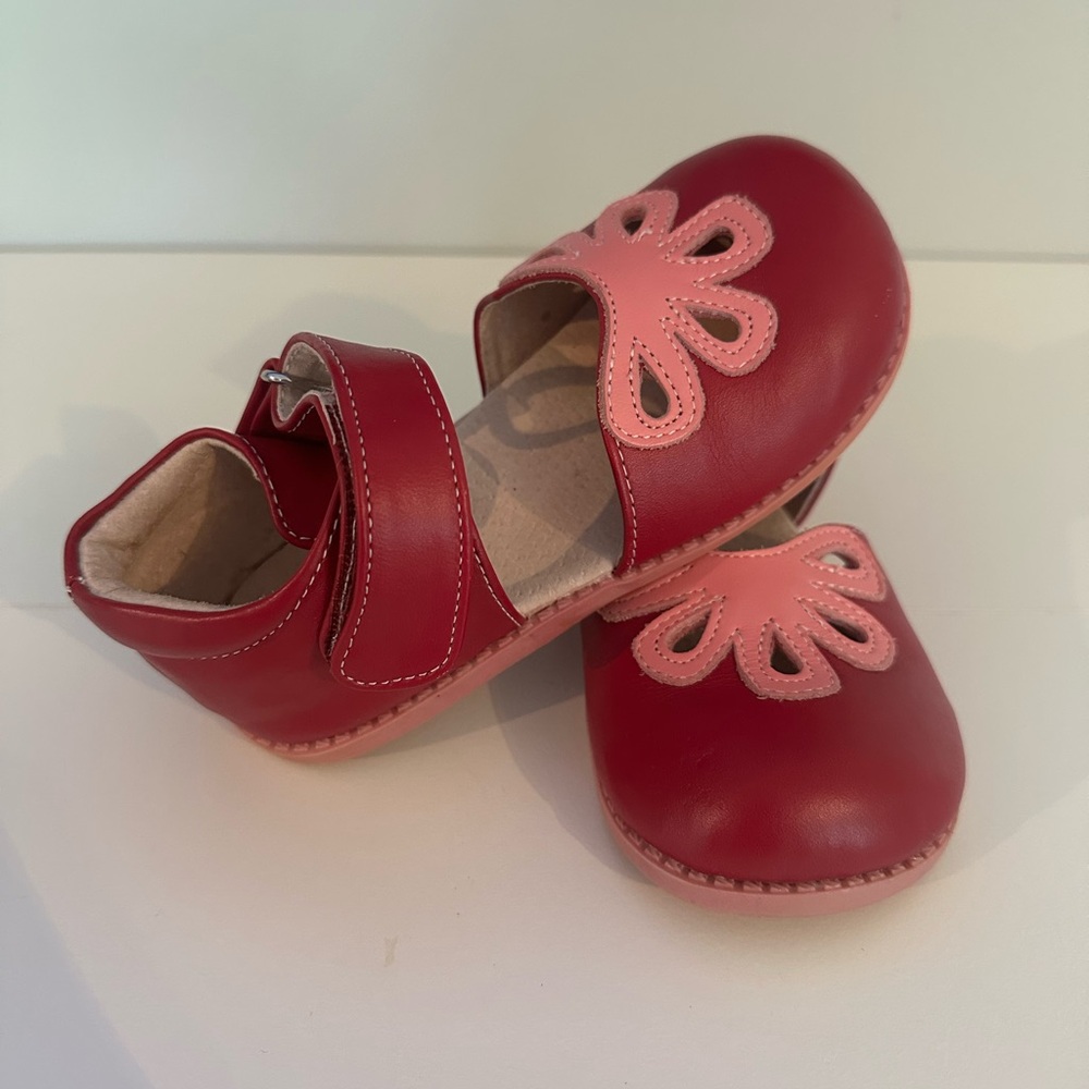 Livie & Luca X Matilda Jane Toddler Girl Pink Floral Mary Jane Shoes Size 12